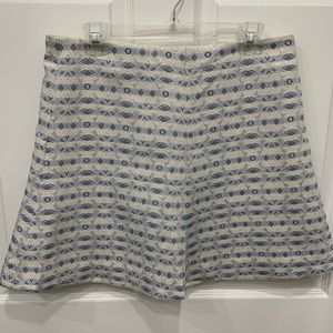 Gorgeous embroidered mini skirt!